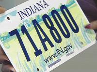 Indiana plate